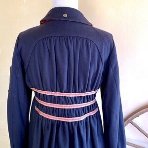 Navy Blue Women's Coat / Jacket